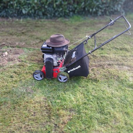 Rénovation de pelouse par scarification