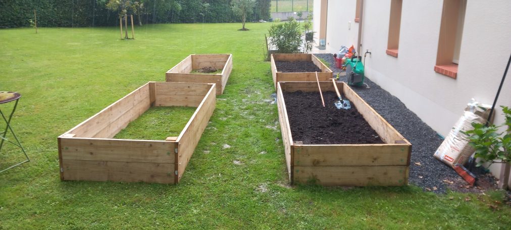 Réalisation de bac potager